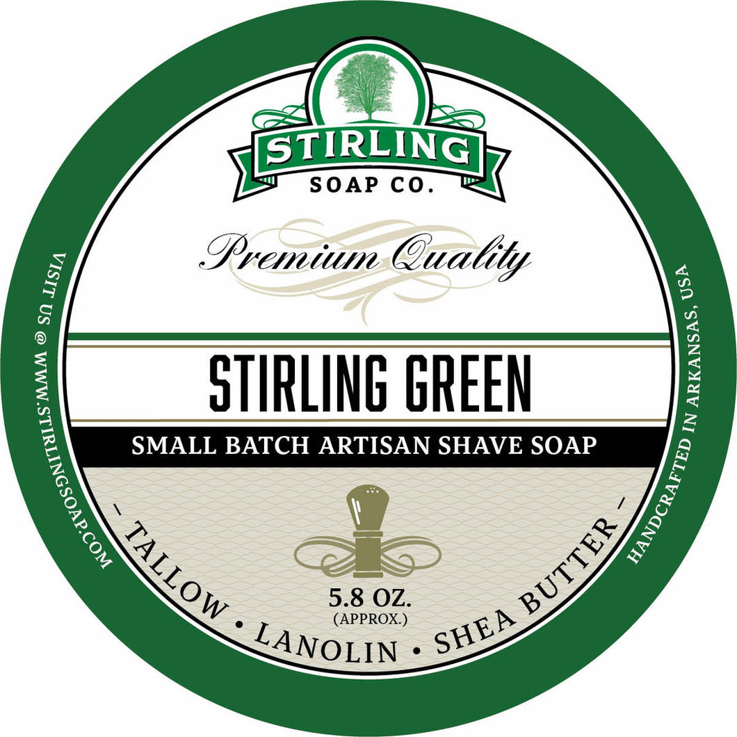 Stirling Soaps- Stirling Green Shave Soap