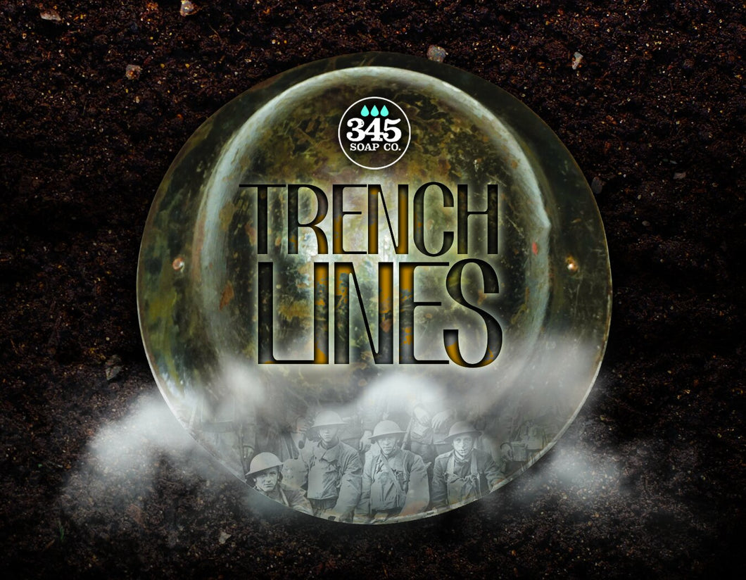 345 Soap- Trench Lines Shave Soap