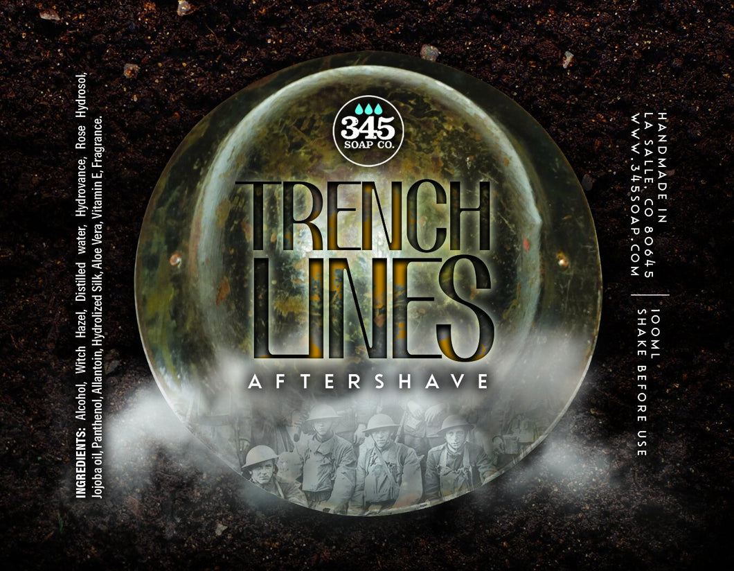 345 Soap- Trench Lines Aftershave